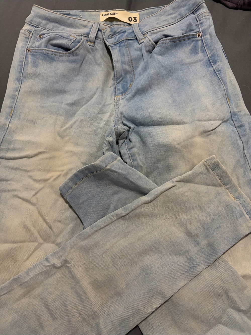 Garage Light Wash Skinny Men's Jeans